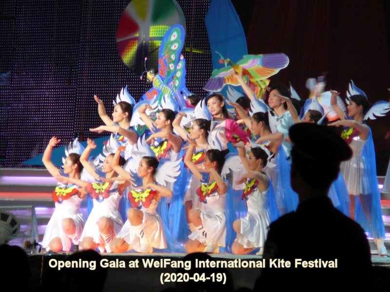 Opening Gala WeiFang International Kite
                          Festival 2020 with Butterfly Kites
