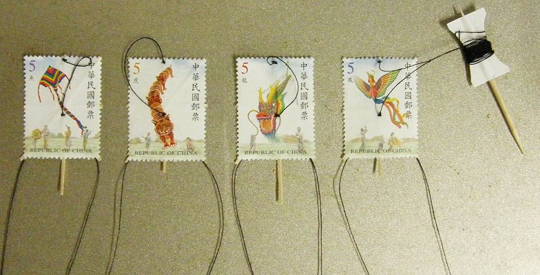 Kite Stamp Kites (China-Taiwan-2011)