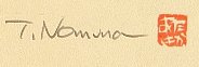 Signature and seal of NOMURA Takaaki