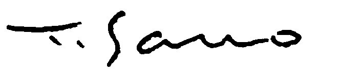 SANO Takao
                Signature