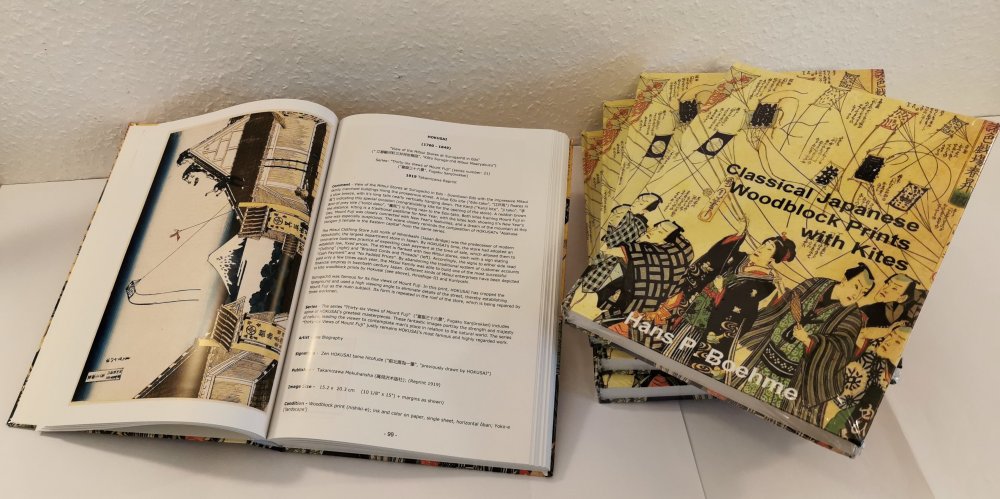 Book, "Classical Japanese Woodblock Pritnts
with Kites"