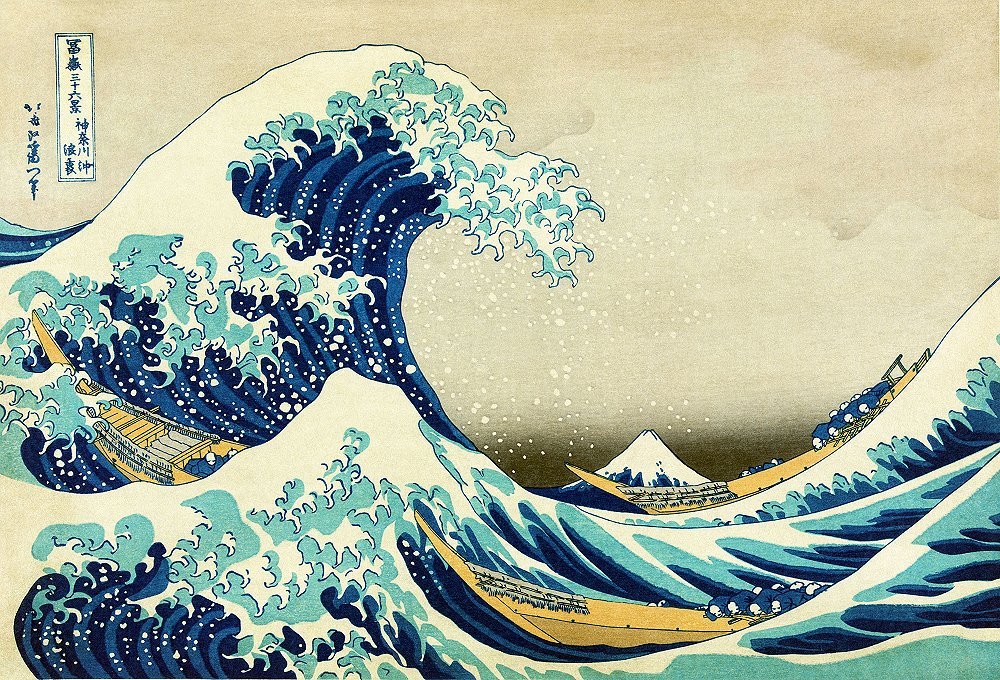 HOKUSAI, "The Great
          Wave off Kanagawa"