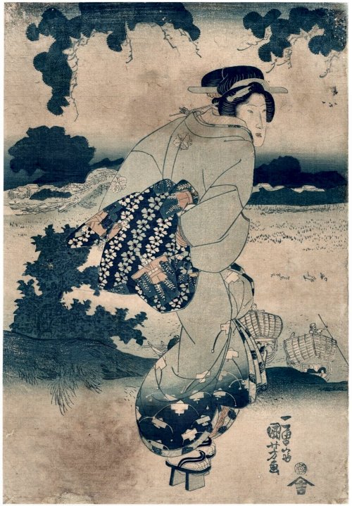 KUNIYOSHI, Aizuri-e