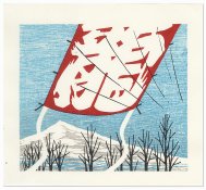 FUJITA Fumio, "Kite Flying on a
Winter Day" (1976)