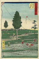 HIROSHIGE, Totomi-Kites -A Famous
                            Product Of Fukuroi