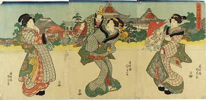 KUNISADA (TOYOKUNI-III), Yushima
                            Tenmangu Shrine in the Eastern Capital