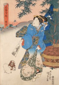 KUNISADA, "Mutsuki"
(January)