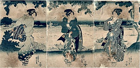 KUNIYOSHI, "Favourite Customs of
the Present Day"