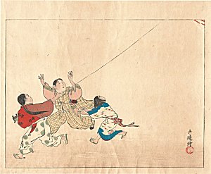 MIYAKE Gogyou, "Kite Flying"