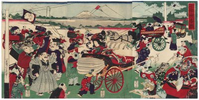 YOSHIIKU, "The Seven Lucky
                            Gods"